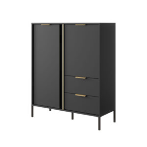 LARS antracyt - A - komoda wysoka 2d2s (3)