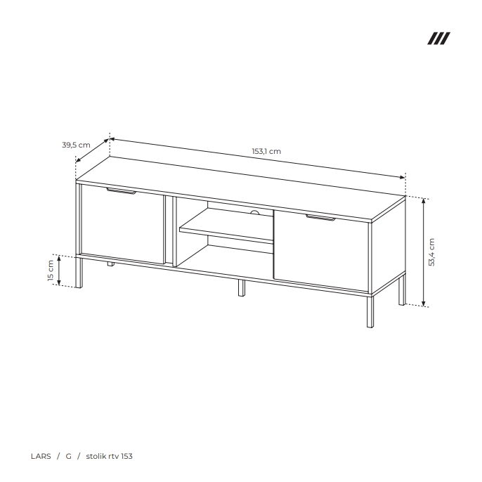 Szafka Rtv 153 Lars